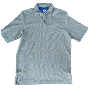 RARE Mens Bobby Jones Collar Shirt 100% Pima Cotton Peruvian Embroidered Golf L
